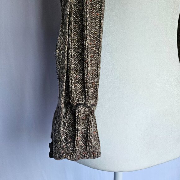 WOOLRICH Brown Knit Women's Wool Blend Zippered Vest, Size S - Picture 13 of 16